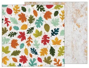 PAPEL SCRAP HOJAS CAIDAS WARM & COZY