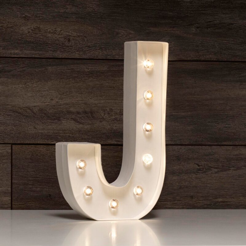 LETRA LUMINOSA J MARQUEE LOVE 30 CM