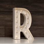 LETRA LUMINOSA R MARQUEE LOVE 30 CM