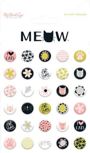 STICKERS ACOLCHADOS MEOW