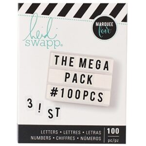 MEGA PACK LETRAS-NUMEROS-SIGNOS NEGRITA LIGHT BOX