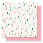 PAPEL SCRAP EVERGREEN LALALA DE CRATE PAPER