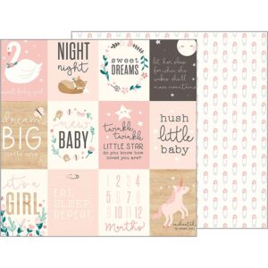 PAPEL SCRAP SWEET BABY GIRL NIGHT NIGHT DE PEBBLES