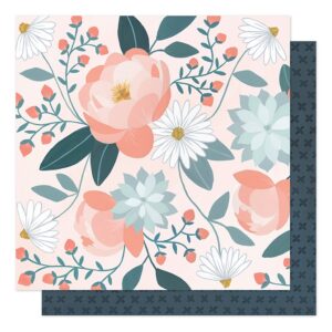 PAPEL SCRAP PEONY TWILIGHT DE ONE CANOE TWO