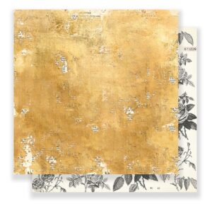 PAPEL SCRAP GOLDENROD FLOURISH DE MAGGIE HOLMES