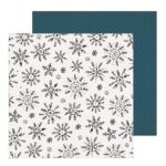 PAPEL SCRAP WINTERSCAPE DE SNOW FLAKE