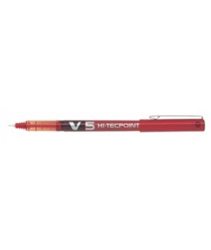 PILOT V5 HI-TECPOINT ROJO